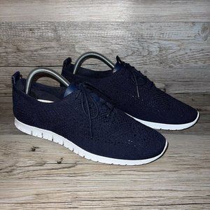 Cole Haan Zerogrand Stitchlite Knit Oxfords Shoes Womens Size 9 W06730 Navy Blue